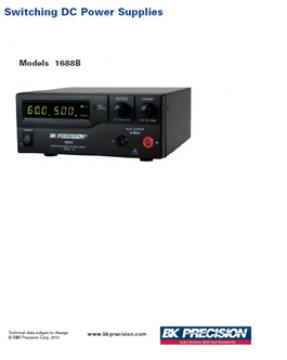 Switching DC Power Supplies Model: 1688B