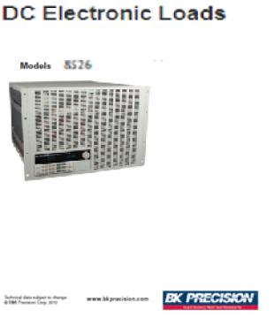 DC Electronic Loads Model: 8526