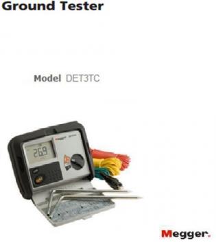 Ground Tester Model: DET3TC