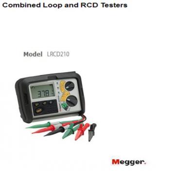 Combined loop and RCD testers Model: