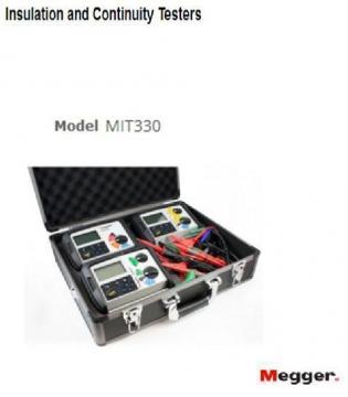 Insulation and Continuity Testers Model: MIT330