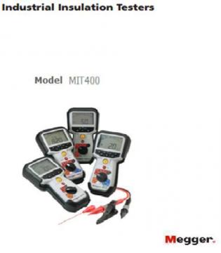 Industrial Insulation Testers Model: MIT400