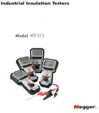 Industrial Insulation Testers Model: MIT415