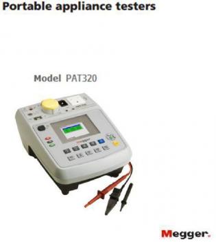 Portable Appliance Tester Model: PAT320
