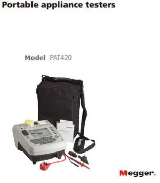 Portable Appliance Tester Model: PAT420