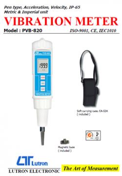 VIBRATION METER, PEN - Model: PV-820