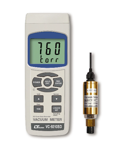 VACUUM METER, SD Card real time recorder - Model: VC-9210SD 記憶式真空壓力計