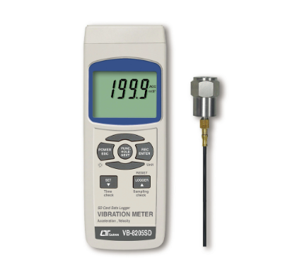 VIBRATION METER, SD Card real time data recorder - Model: VB-8205SD 記憶式振動儀
