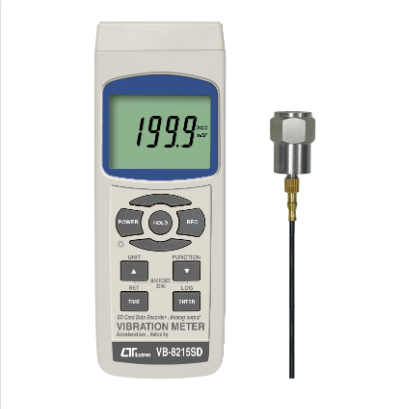 VIBRATION METER, SD Card real time data recorder Analog output Acceleration, Velocity - Model: VB-8215SD振動計 - Image 2