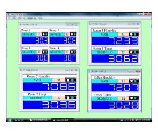 8 meters/64 channels DATA ACQUISITION SOFTWARE SW-808 LUTRON儀表電腦連線紀錄軟體/軟件