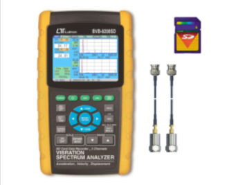 VIBRATION SPECTRUM ANALYZER Model:BVB-8208SD 2通道波型振動分析儀