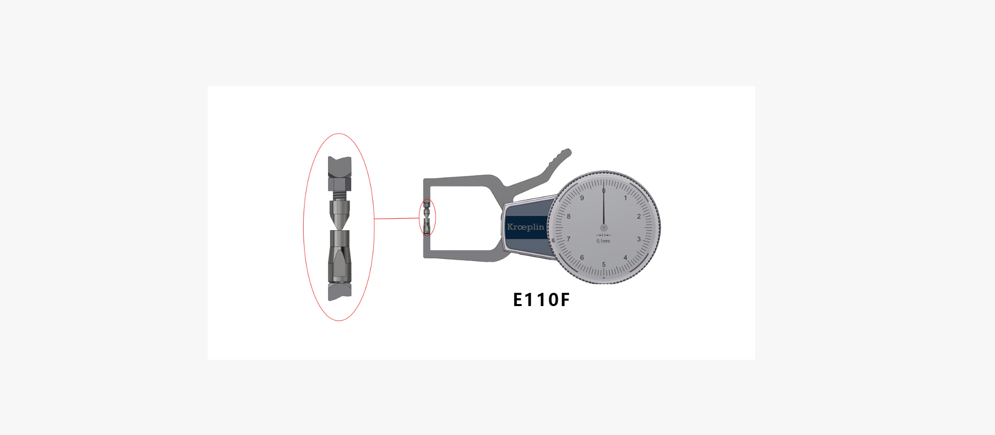 E110K 針盤式外部測量計