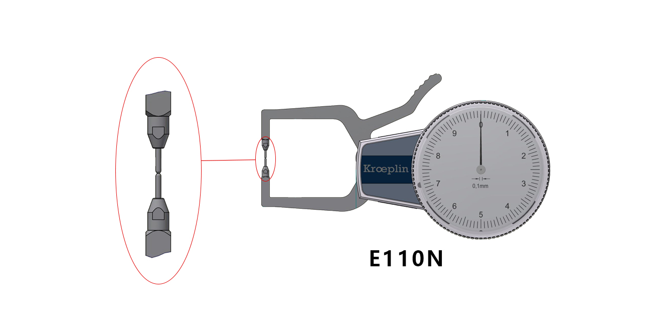 E110K 針盤式外部測量計 - Image 3